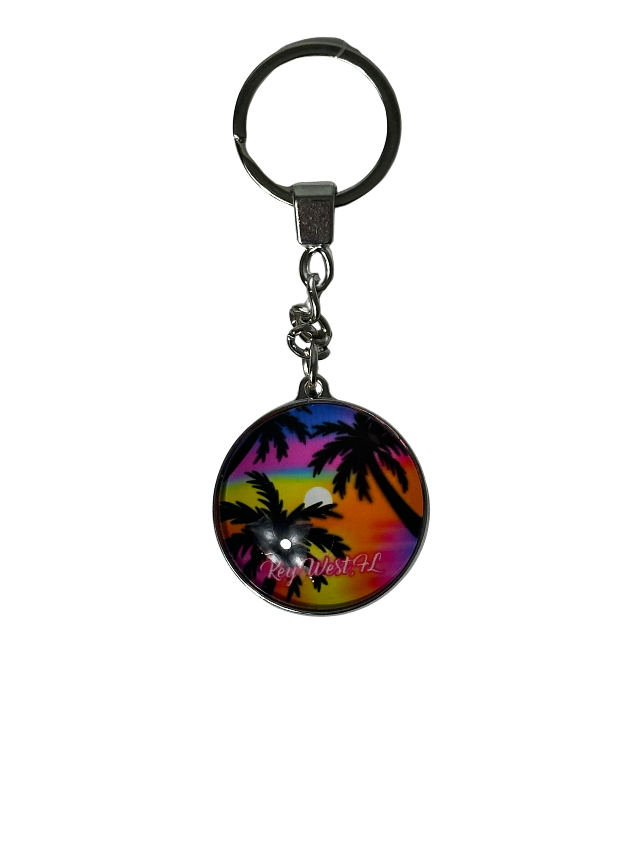 Sunset Paradise Key West Keychain