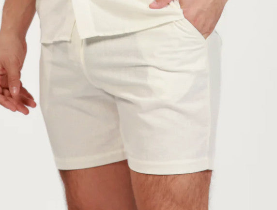 Salty Weekend Oliver Linen Shorts