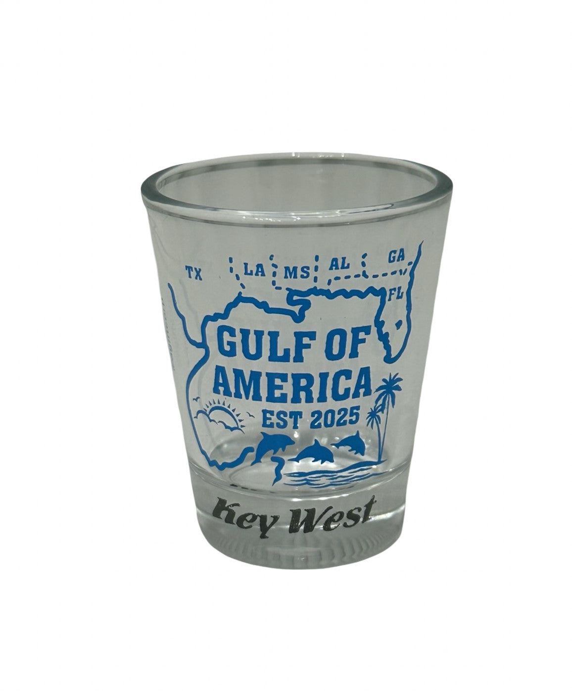 Gulf of America Key West EST 2025 Shot Glass