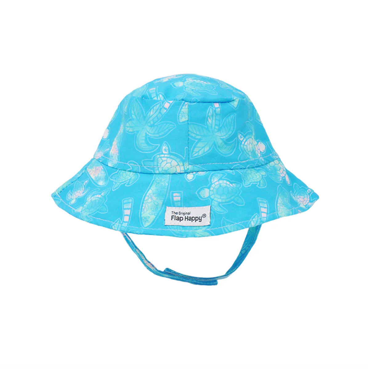 Flap Happy Coco Beach Turtles Kids Bucket Hat
