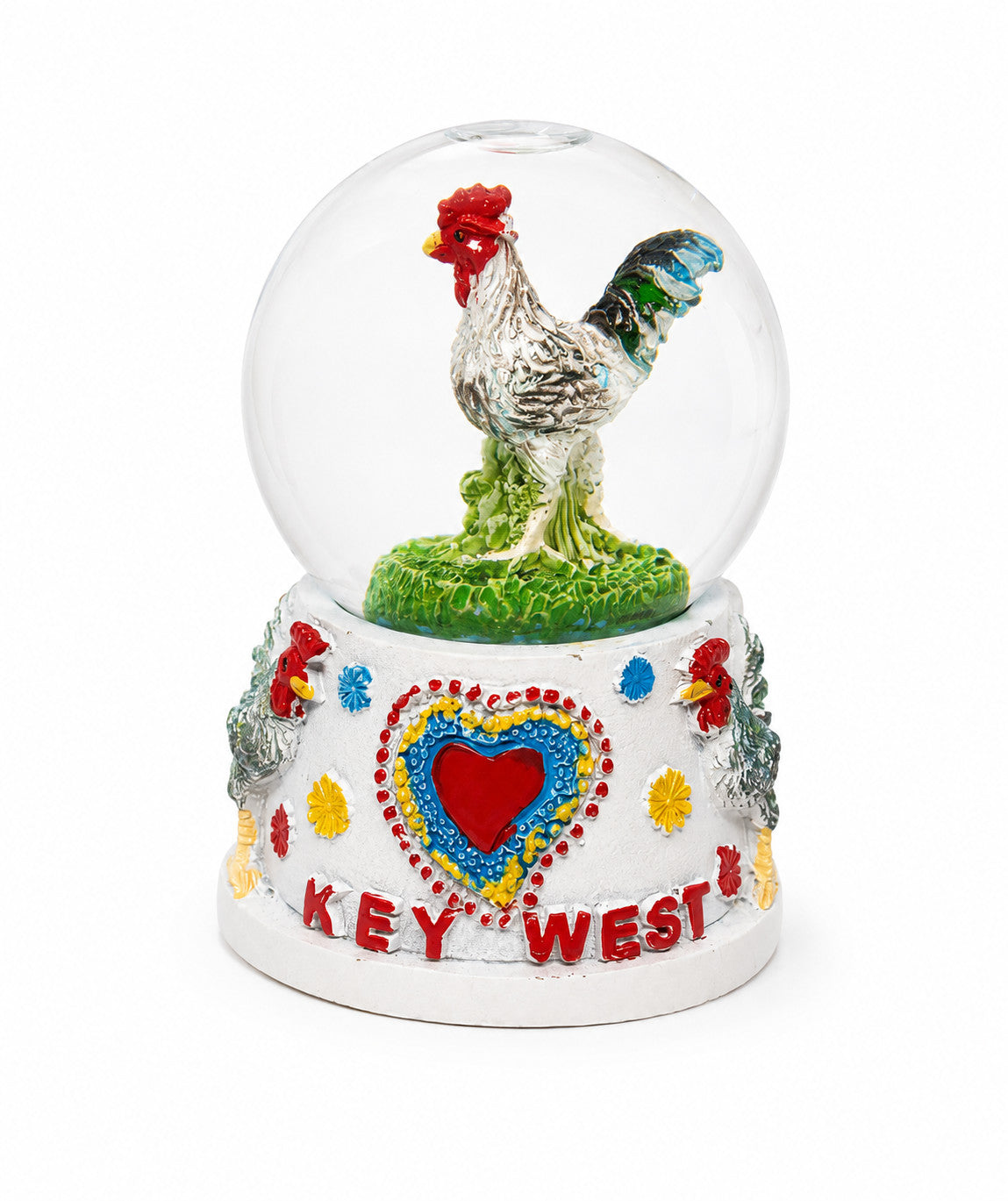 SMP Mini 45mm Key West Rooster Snow Globe