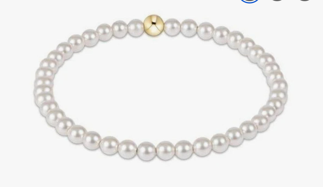 Enewton Classic Pearl 4mm Bead Bracelet