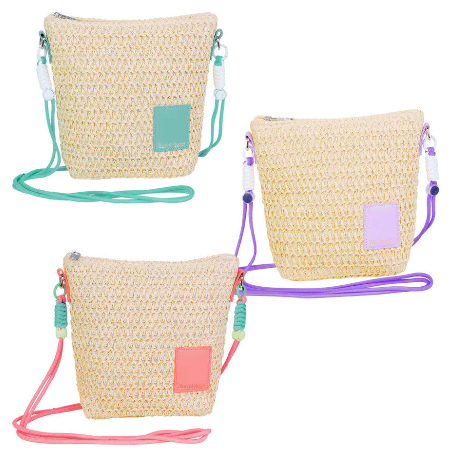Sun 'N' Sand Riley Straw Crossbody Bag