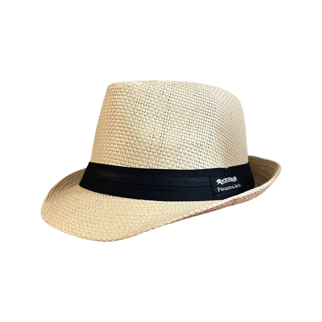 Panama Jack Matte Toyo Pleat Trim Fedora Hat
