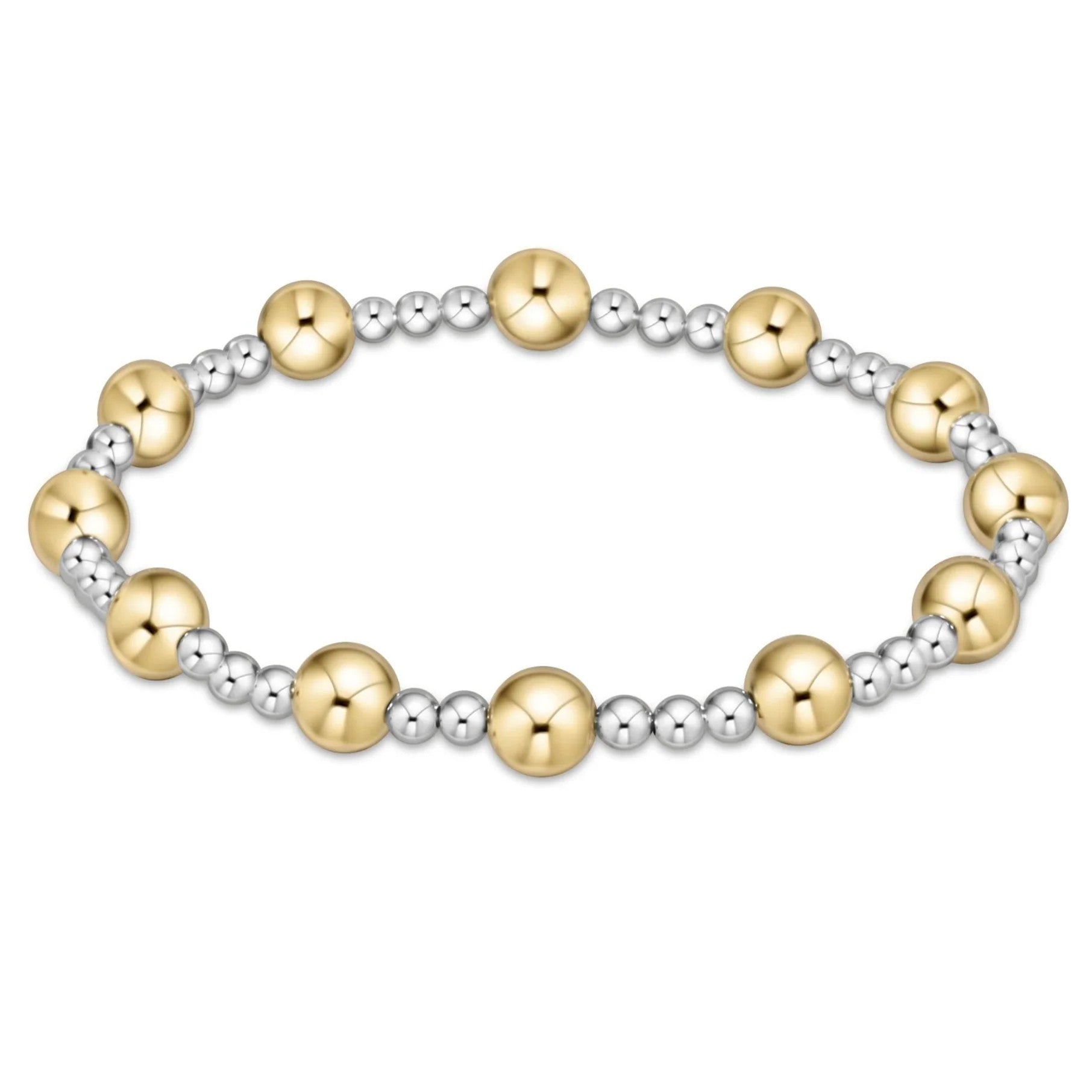Enewton Together Mixed Metal 6mm Bead Bracelet