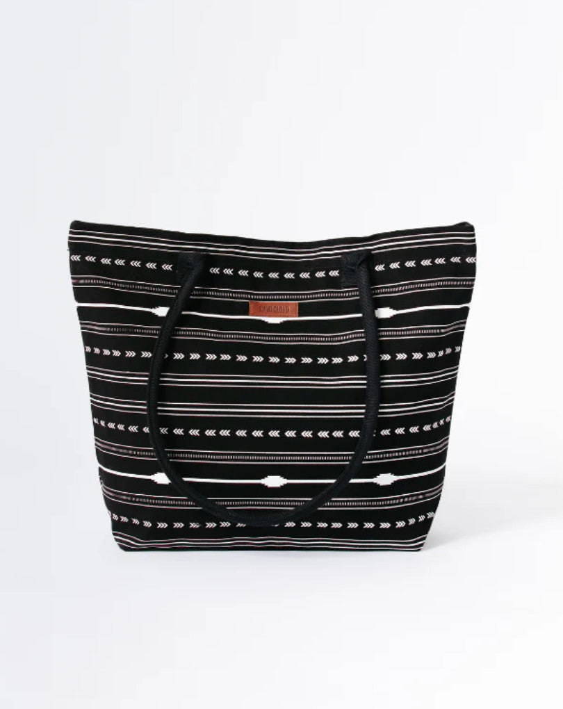 Sand Cloud Santa Fe Beach Tote Bag Black