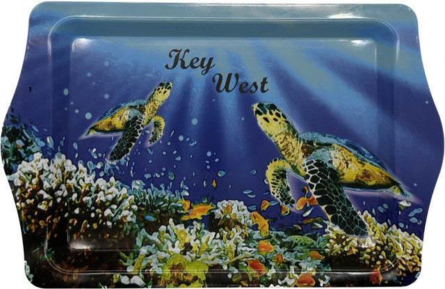 Key West Turtle 10"x6" Tin Tray