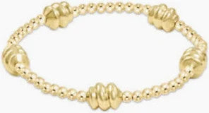 Enewton Admire Gold 3mm Bead Bracelet Gold