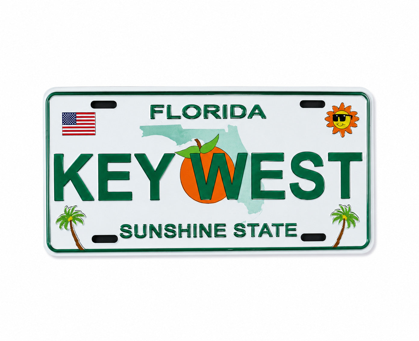 Key West Sunshine State Large License Plate Magnet