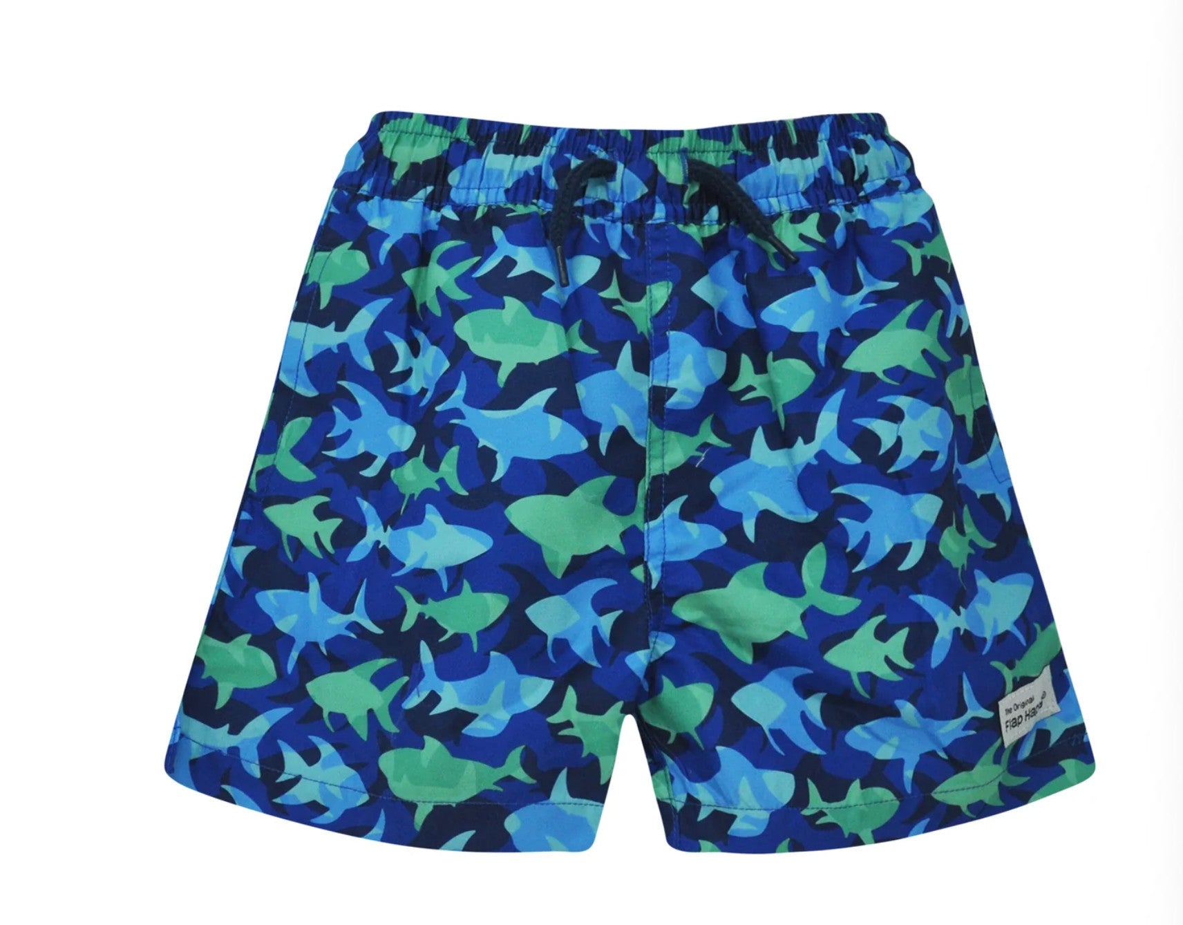 Flap Happy Wesley Lined Swim Trunks Mako Reef