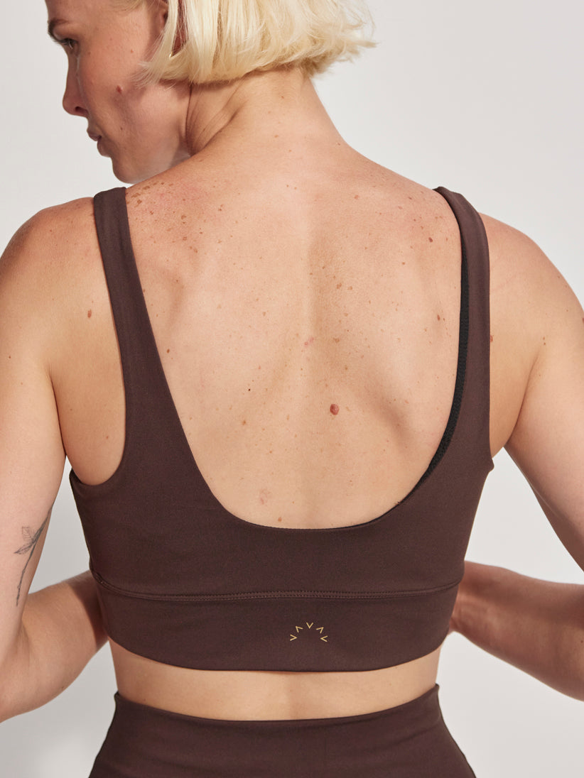 VARLEY Freesoft Cori Bra Coffee Bean