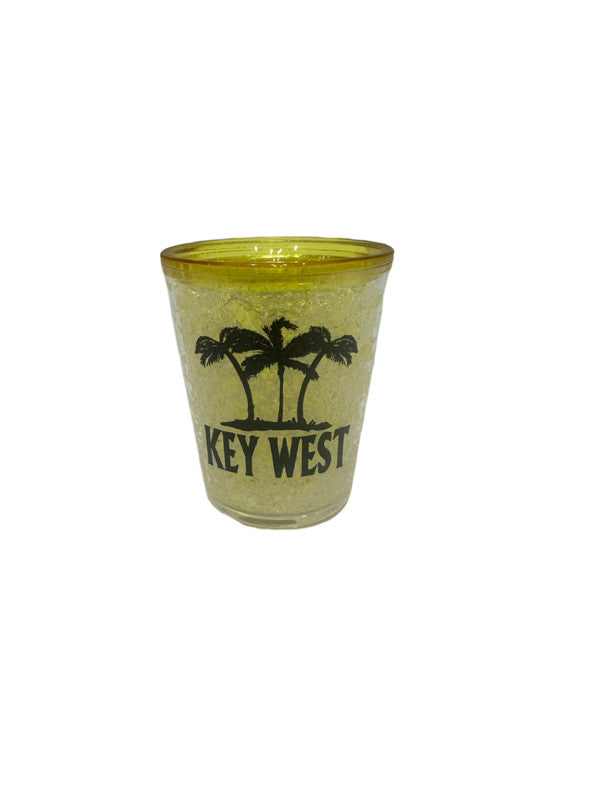 Palm Tree Key West Freezer Gel Shot Glass