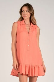 Elan Kyla Sleeveless Collar Dress
