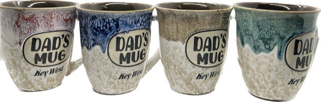 Dad's Key West Ceramic Drip Glaze 18oz Mug