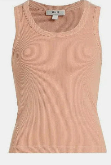Agolde Poppy Scoop Neck Tank in Sprinkle