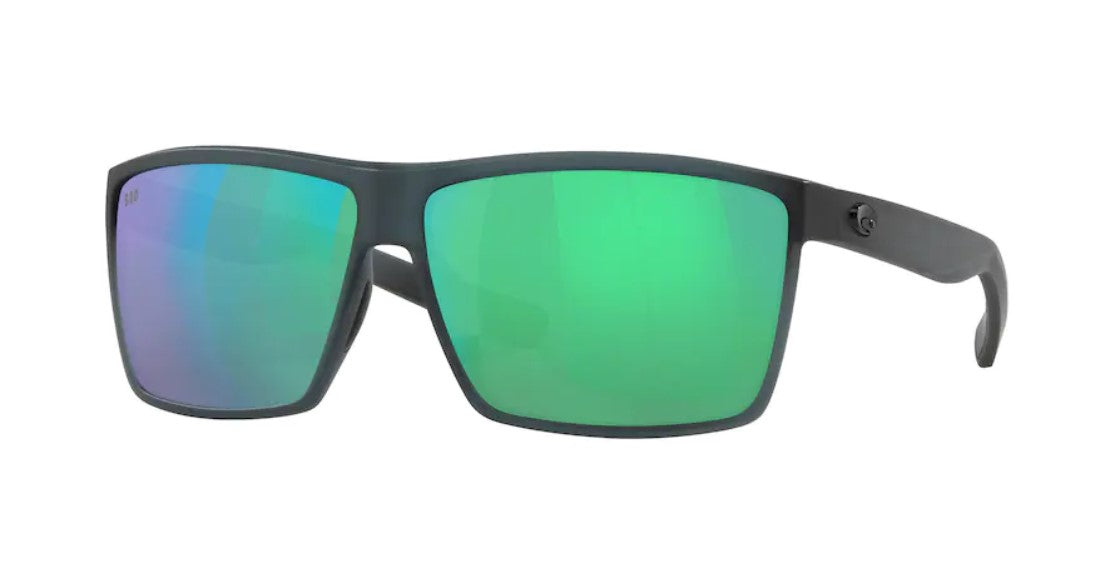 Costa Rincon Matte Smoke Crystal Frame w/ Green Mirror Lens Sunglasses 580G Polarized