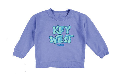 Shaddow and Fish Dyed Key West Fleece Periwinkle