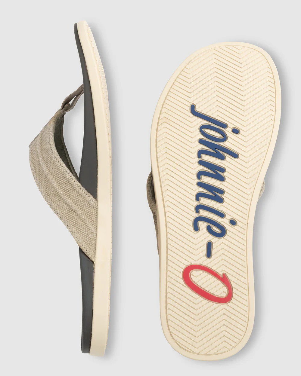 Johnnie-O Portside Sandal Light Gray