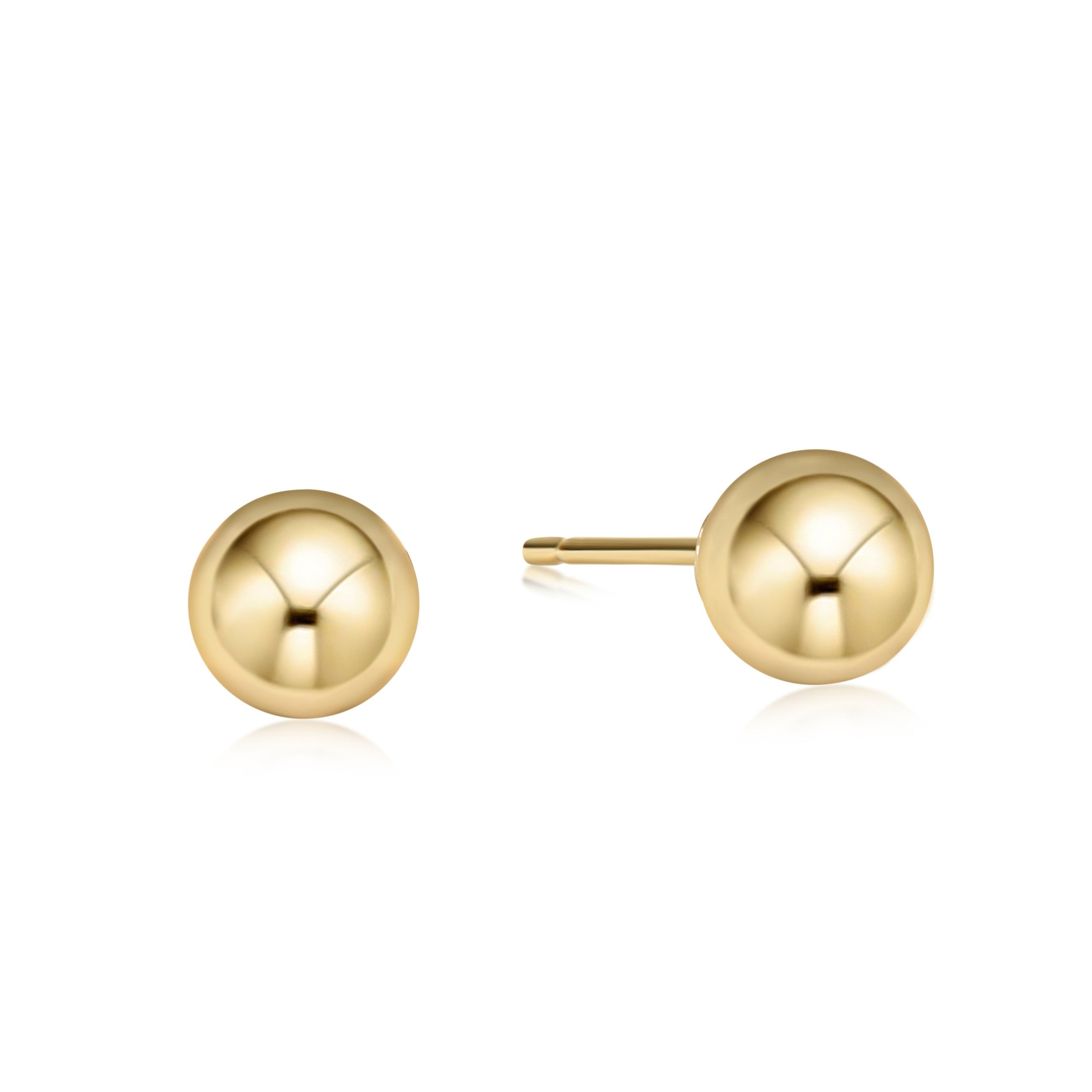 Enewton Classic 8mm Ball Stud Gold Earrings