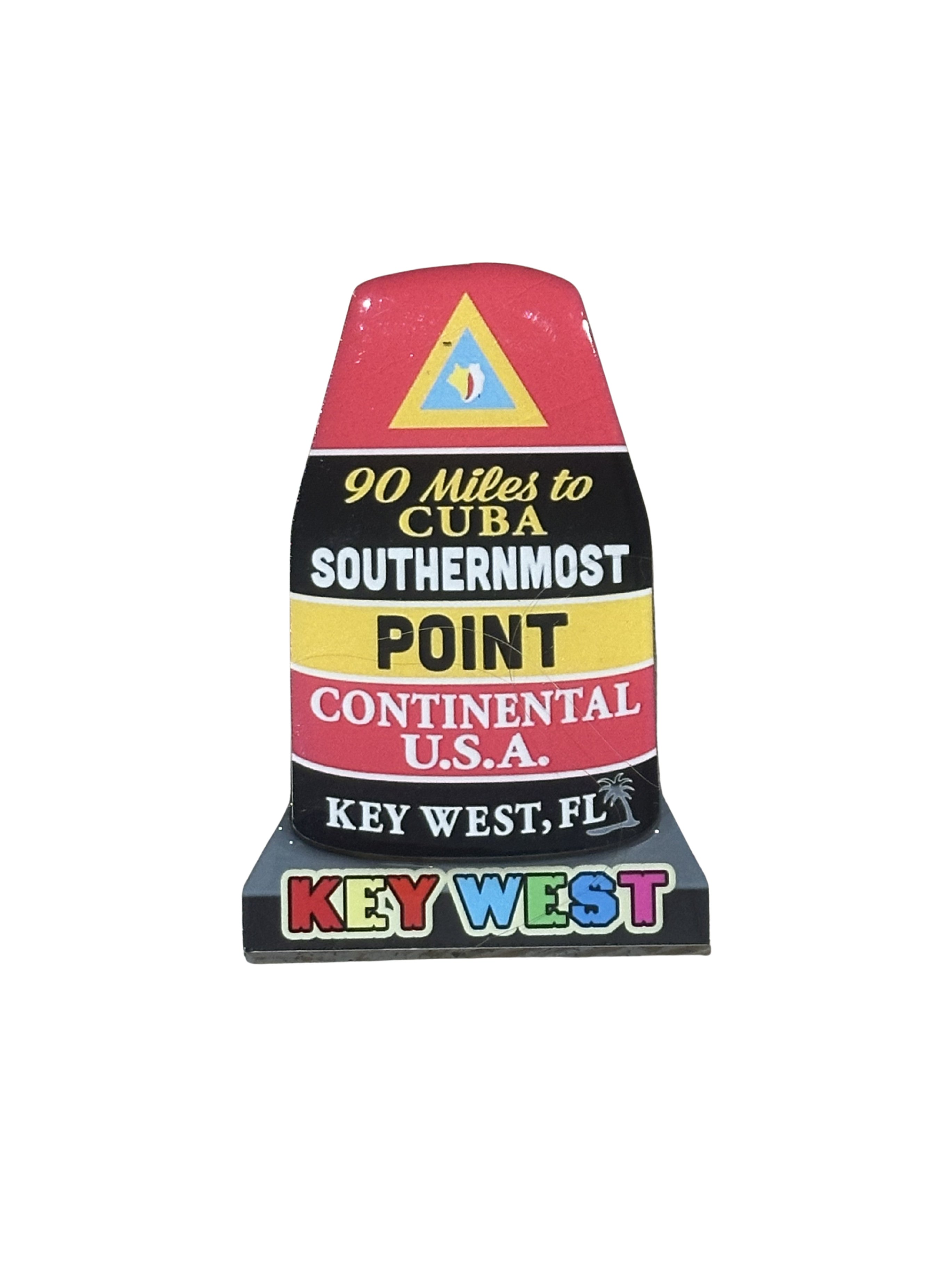 Key West Southernmost Point 90 Miles to Cuba Buoy Magnet