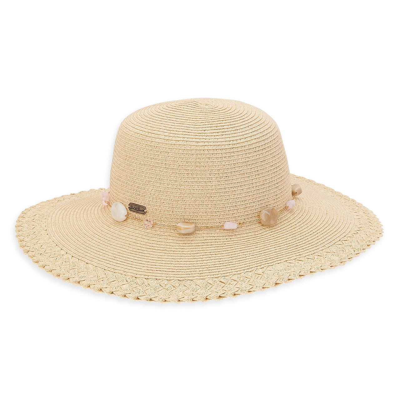 Sun 'N' Sand Noelia Paper Braid Floppy Hat
