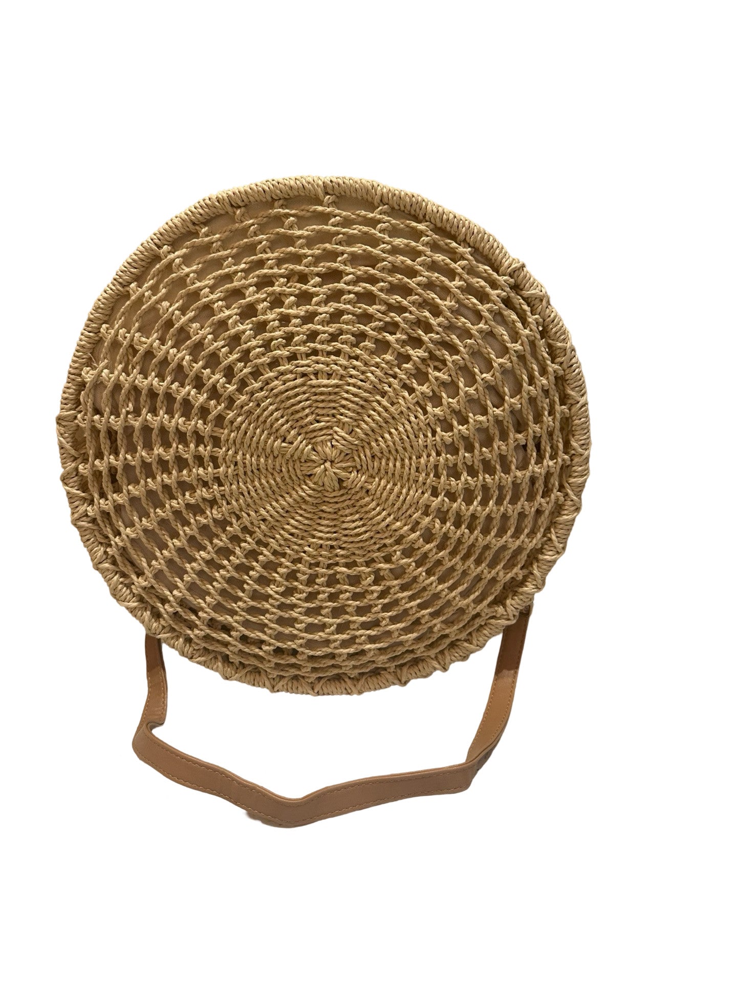 Shaddow and Fish Mia Round Luxe Bag Beige