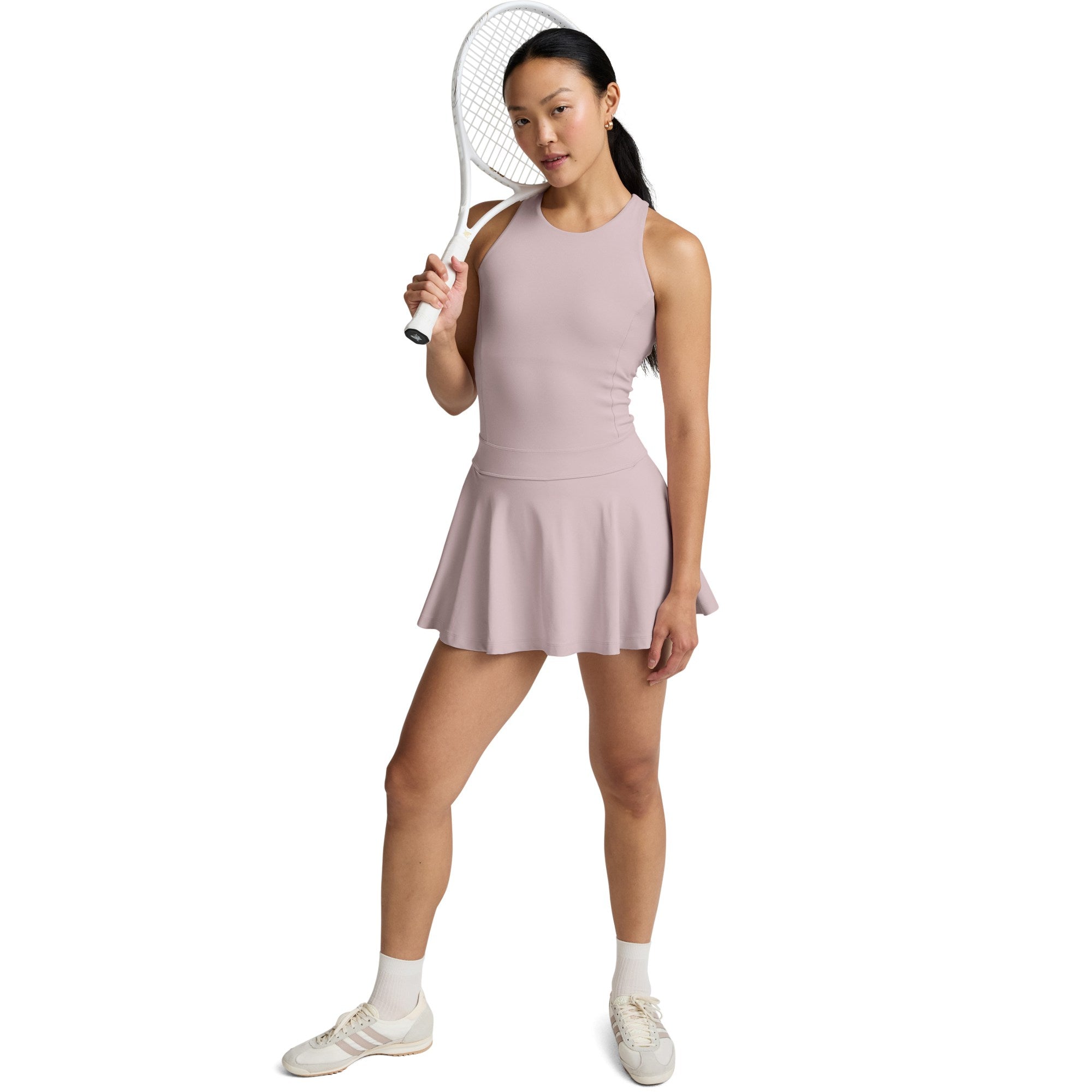 Beyond Yoga Sport Active Ace Pleated Dress Blush Blooms