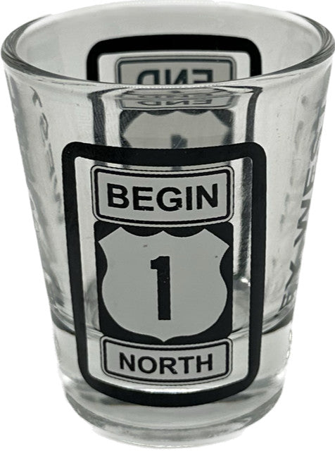 Jojo's Key West End 1 Shot Glass Clear