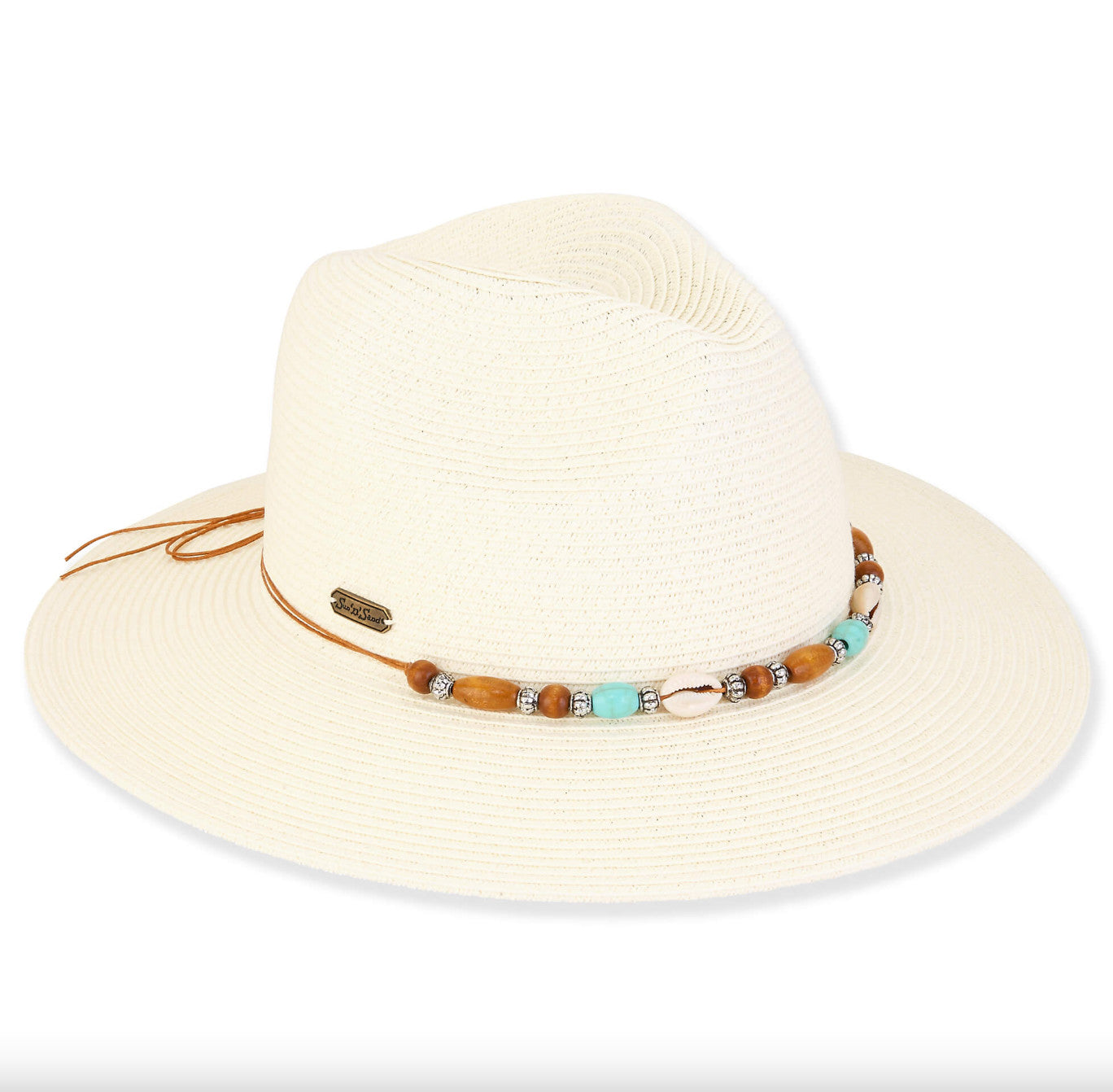 Sun 'N' Sand Roxy Beaded Detail Bucket Safari Hat