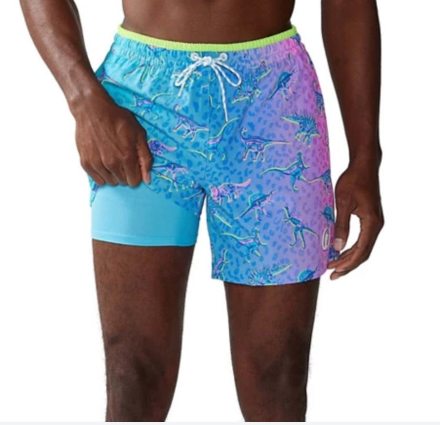 Chubbies Dino Delights 5.5" Lined Classic Stretch Swim Trunks