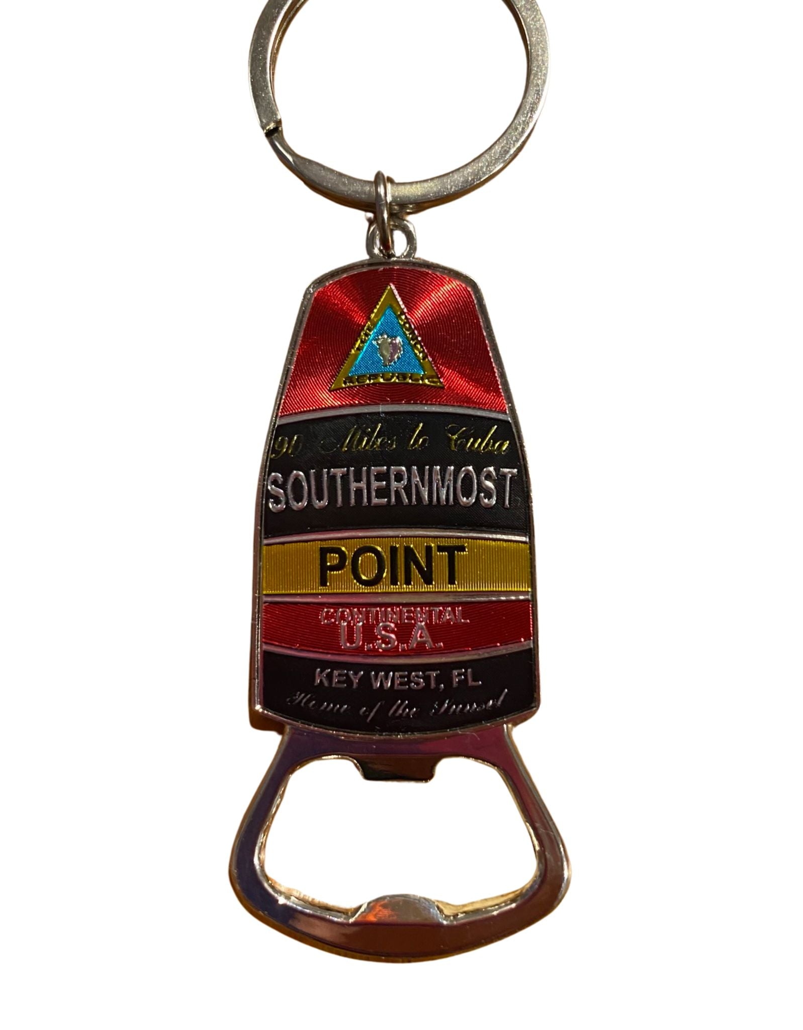 Southernmost Buoy Bottle Opener Keychain