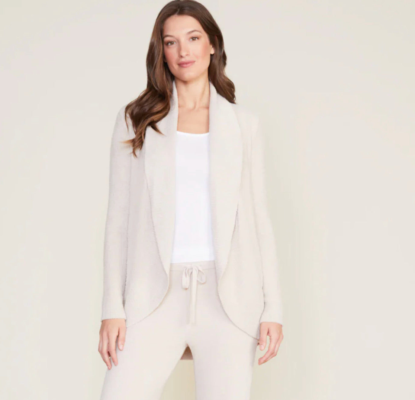 Barefoot Dreams CozyChic Lite Circle Cardi Stone