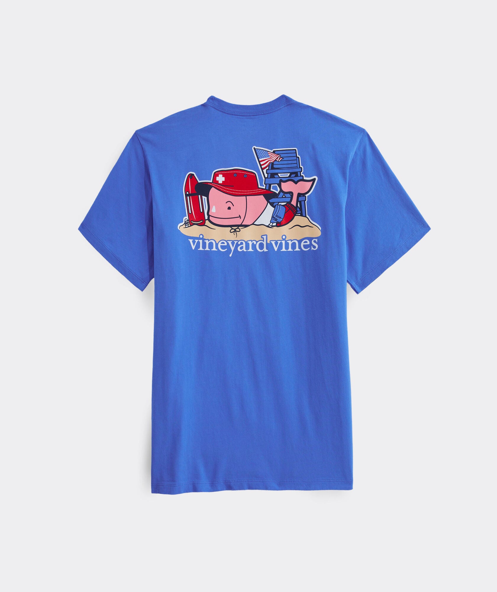 Vineyard Vines Lifeguard Whale Pocket Tee SS