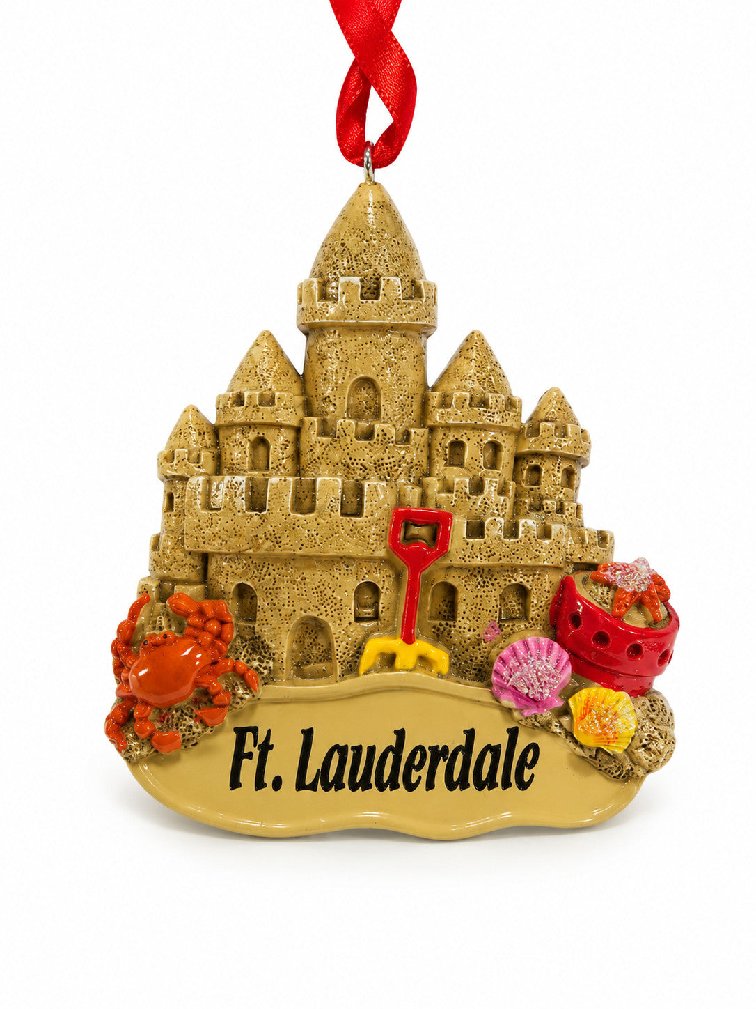 Ft. Lauderdale Sandcastle Ornament