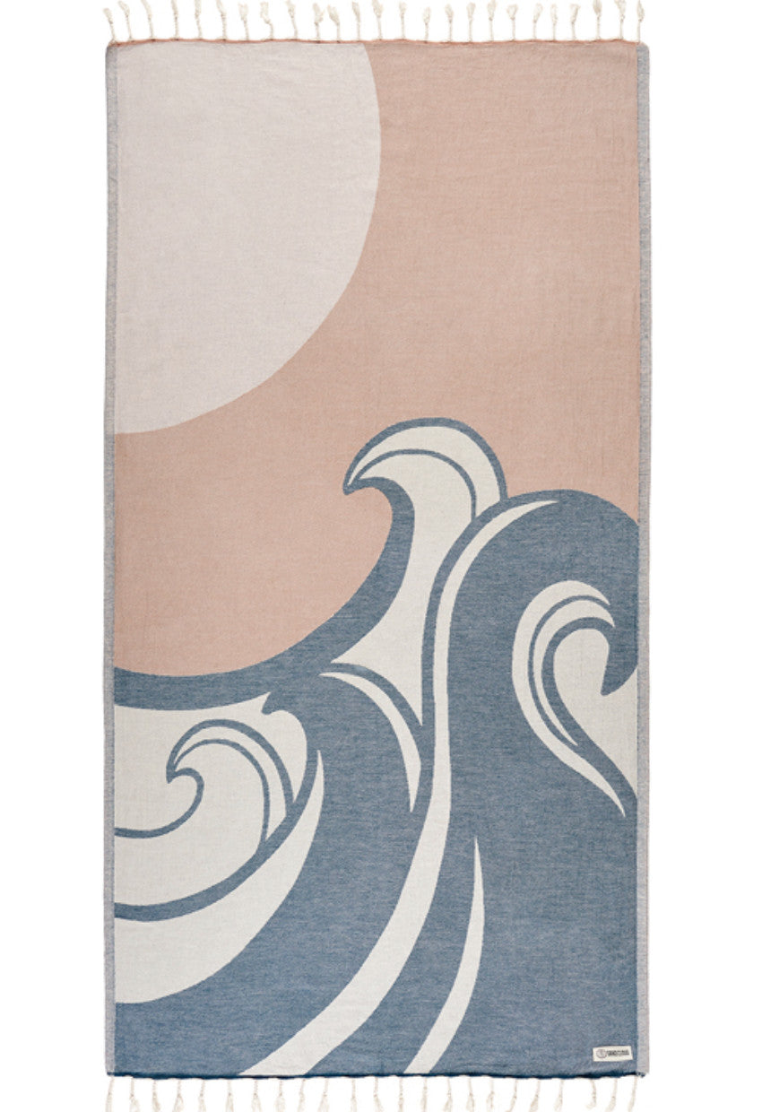 Sand Cloud Beach Towel Ezili Taupe