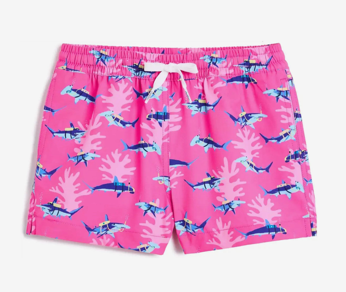 Chubbies The Great Pink Sharks Youth Swim Trunk