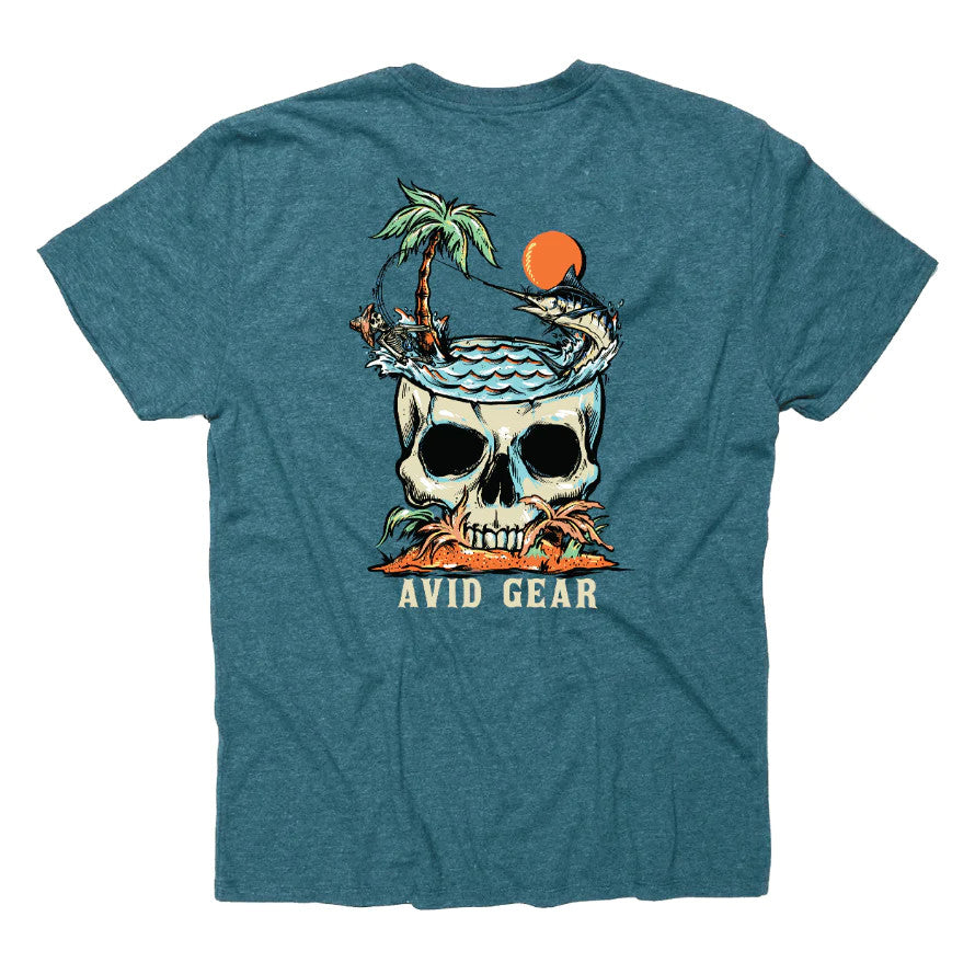 Avid Last Cast SS Tee Cascade Heather