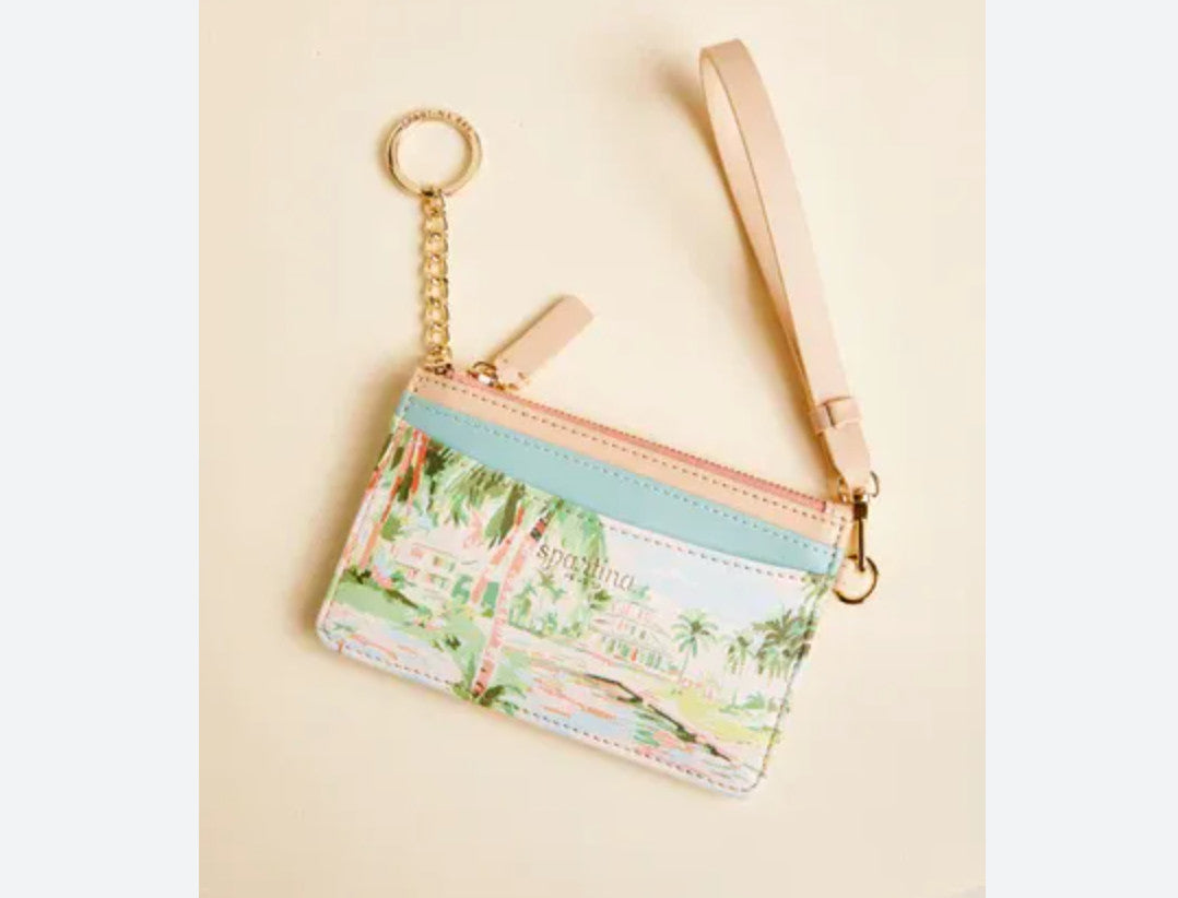 Spartina Slimcard Coin Purse Coastal Dreams