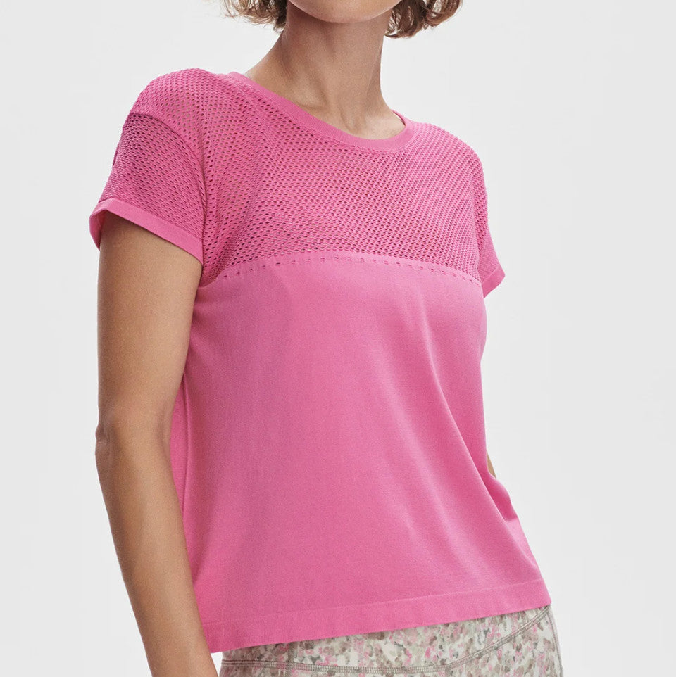 VARLEY Calloway Boxy Tee Ibis Rose