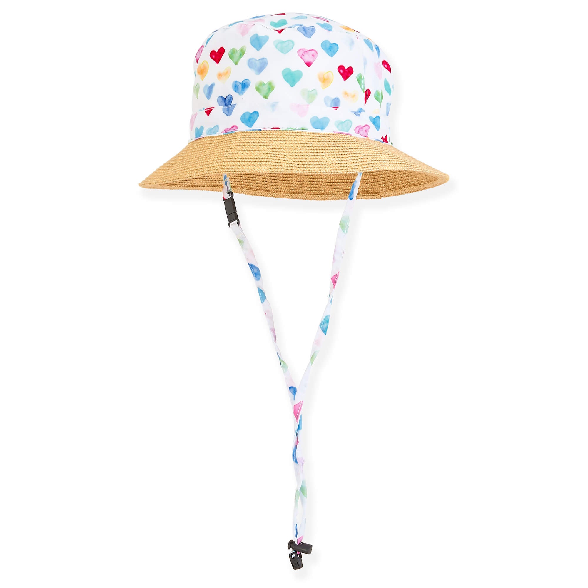 Sun 'N' Sand Sunny Dayz Youth Louise Heart Braided Brim Bucket Hat