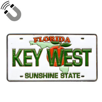 Key West License Plate Magnet