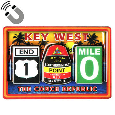 KW The Conch Republic Layer Magnet