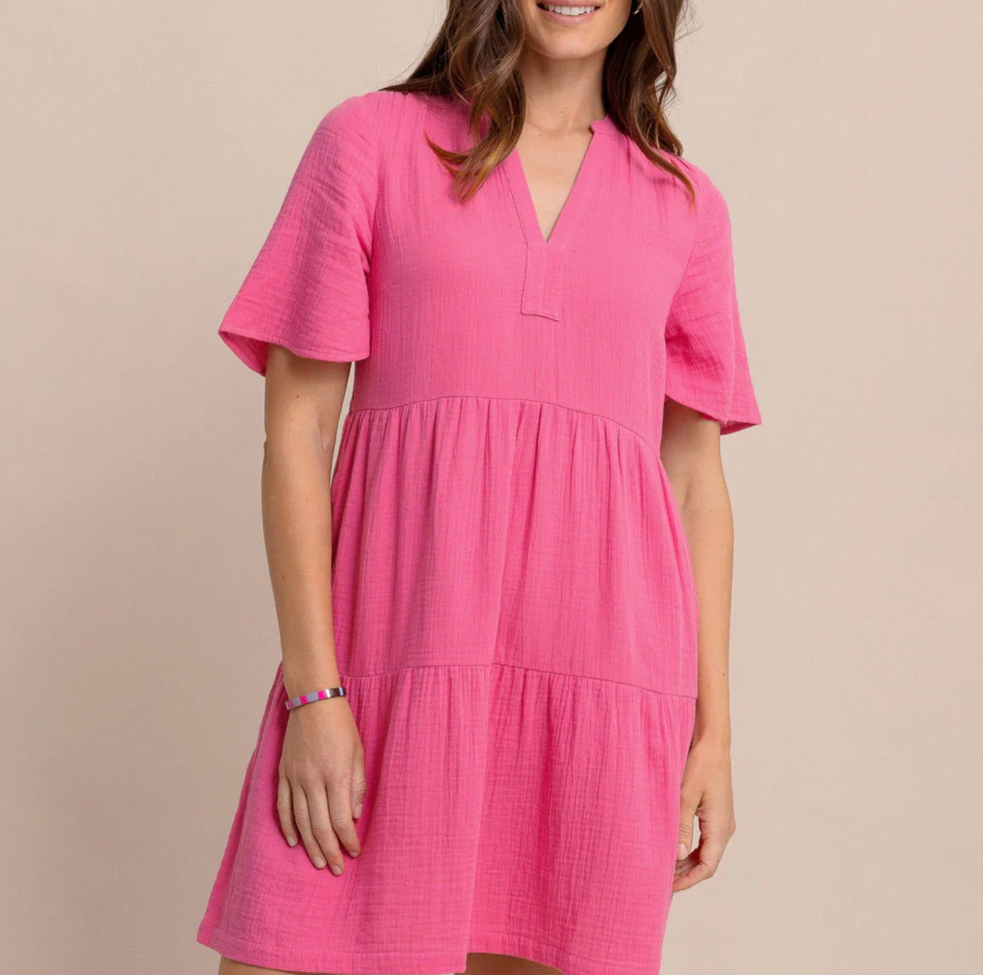 Southern Tide Harper Dress Very Berry