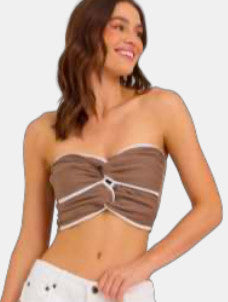 Shaddow and Fish Sam Rib Knit Tube Top