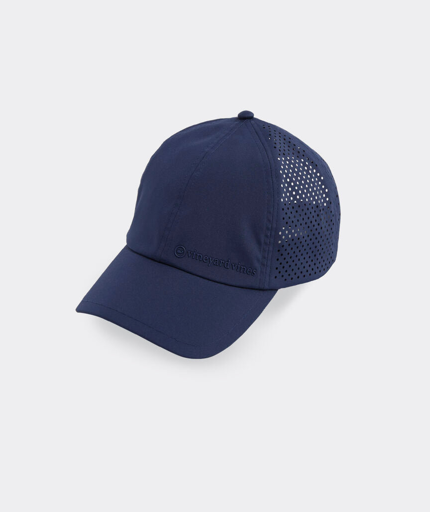 Vineyard Vines On-The-Go Perforated Baseball Hat Nautical Navy