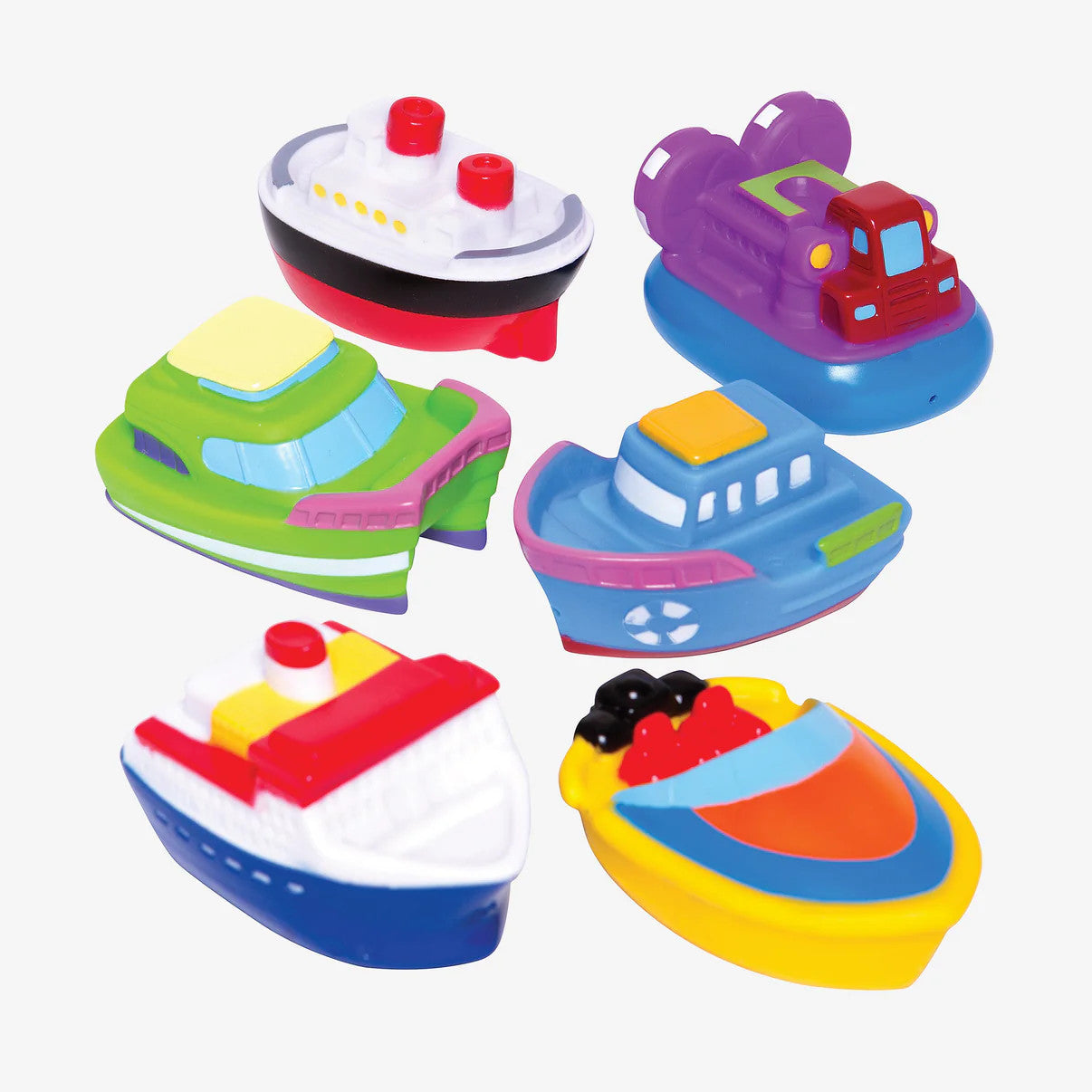 Elegant Baby Boat Party Squirties Bath Toys