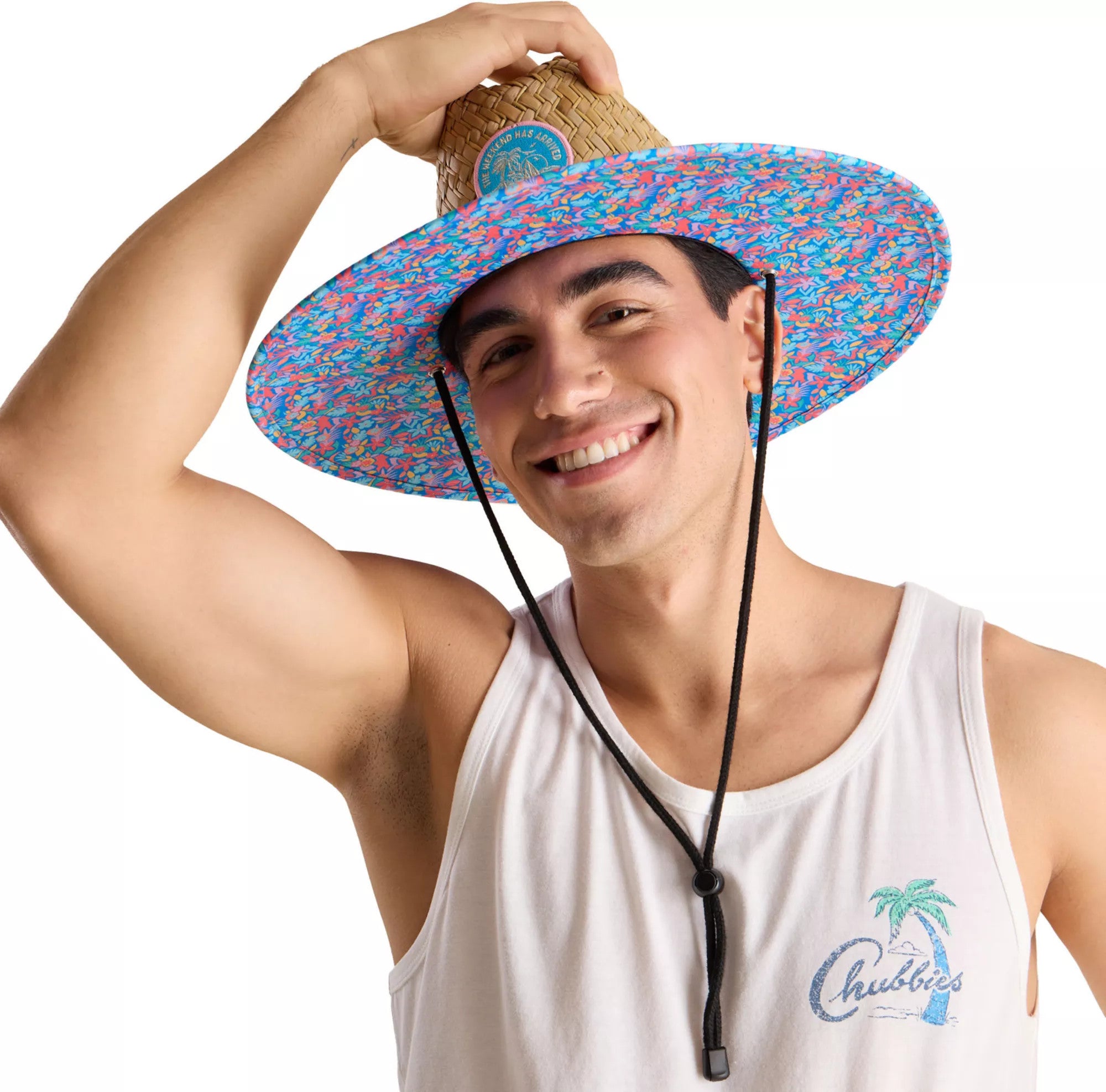 Chubbies The Spade Straw Hat Medium Blue