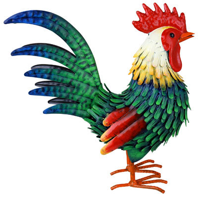 Artsy Vivid Rooster Figurine