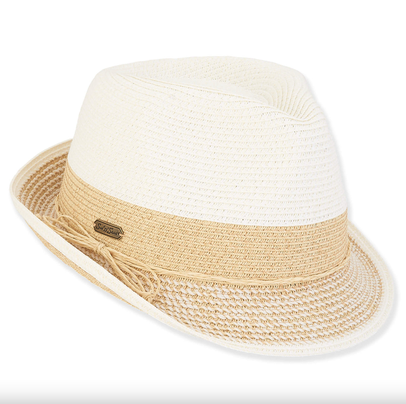 Sun 'N' Sand Yolanda Rope Detail Fedora Brim 1.75' Hat