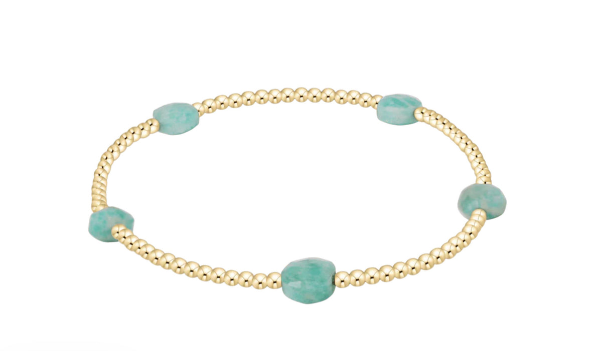 Enewton Admire Small Gem 2mm Gold Bead Bracelet